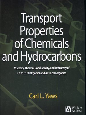 cover image of Transport Properties of Chemicals and Hydrocarbons